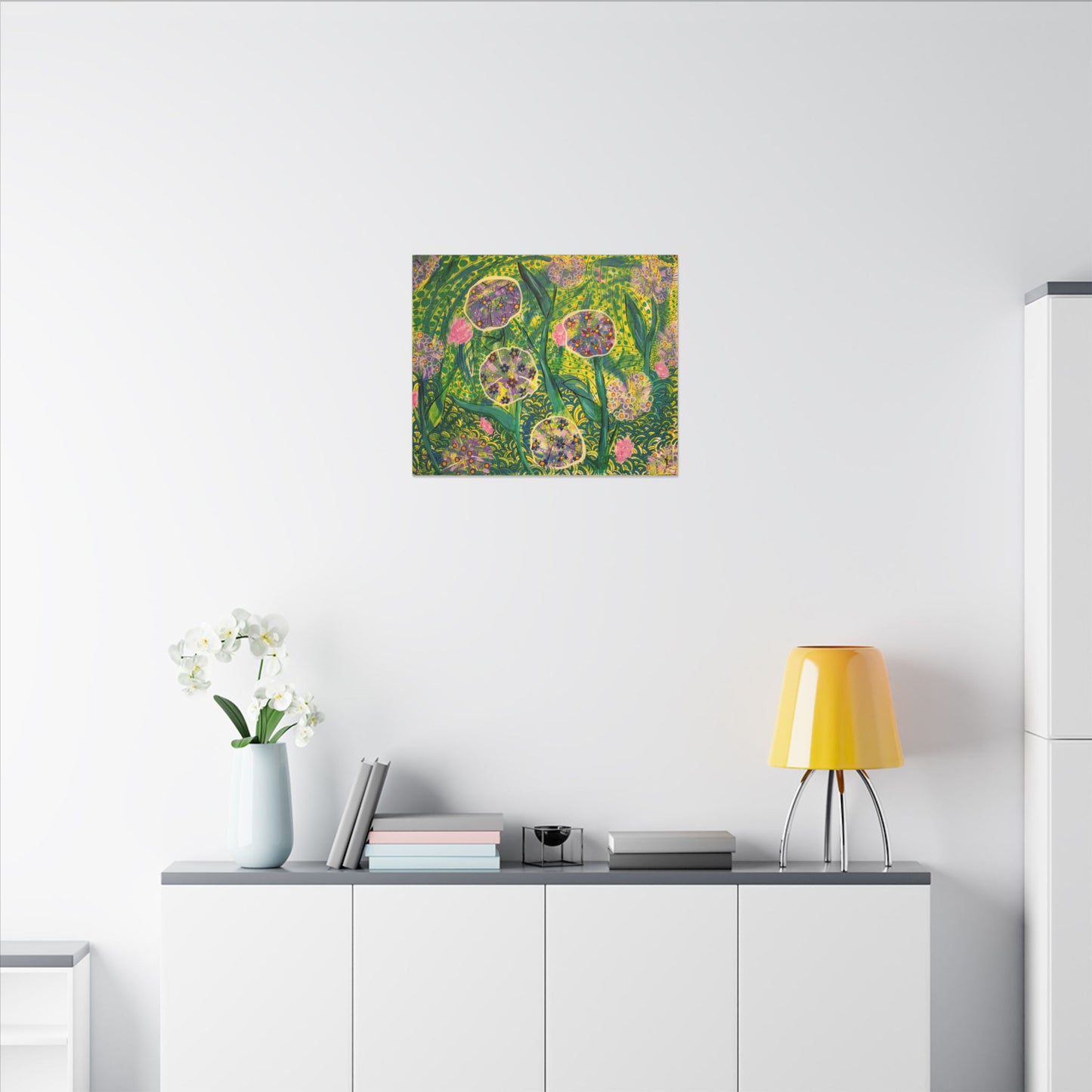 "Free to Bloom" Printed Matte 20" x 24" Canvas Print— Stretched Botanical Wall Decor