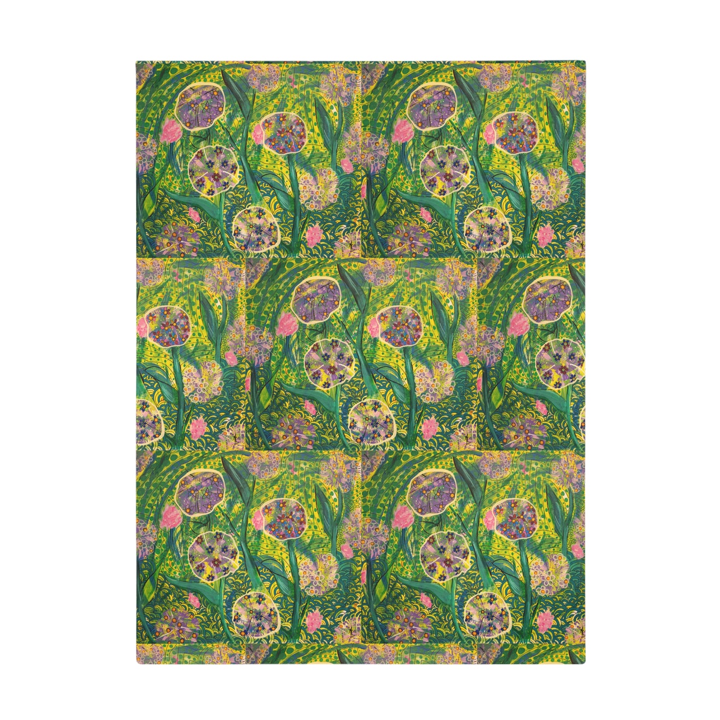 The "Energy" Fleece Blanket Larger size
