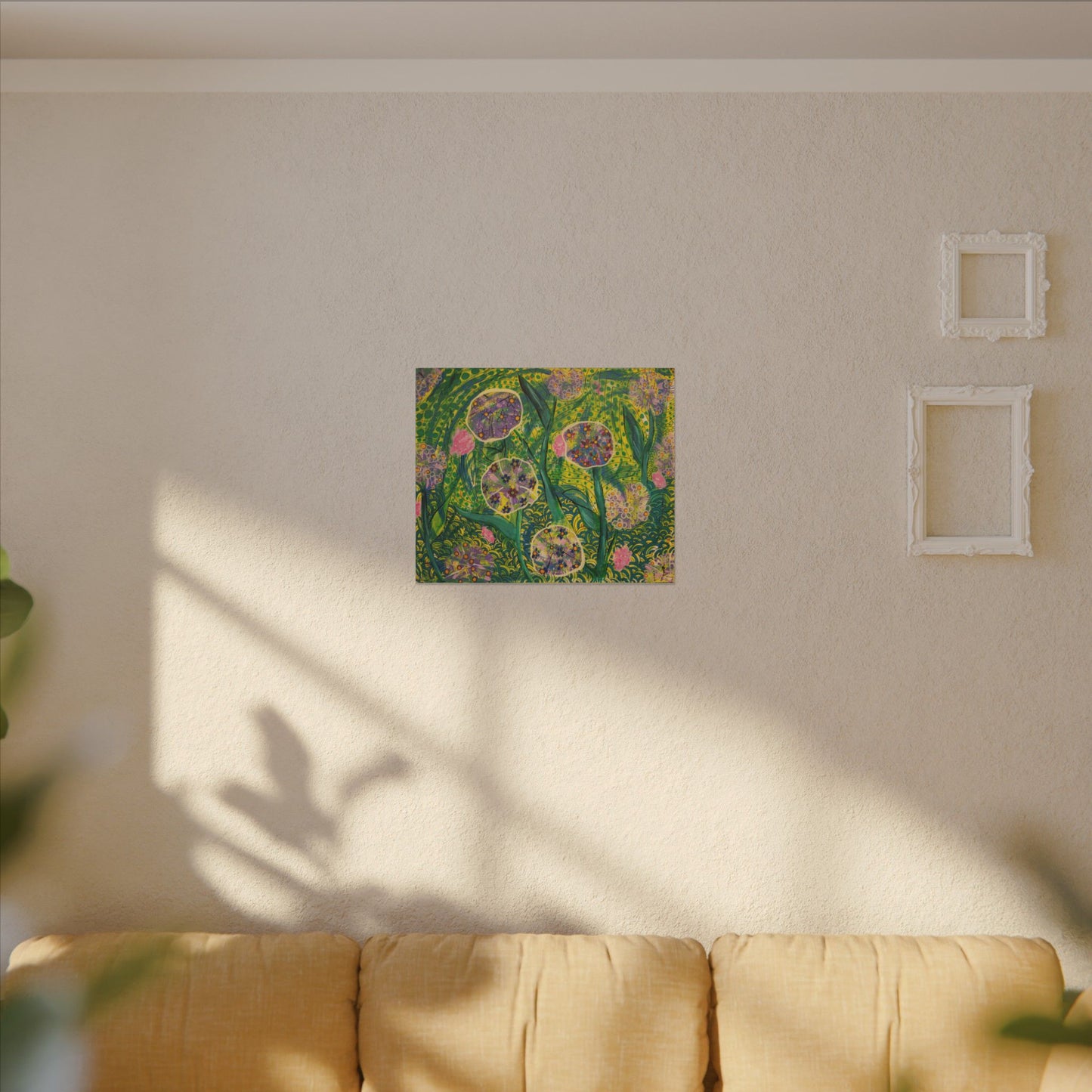 "Free to Bloom" Printed Matte 20" x 24" Canvas Print— Stretched Botanical Wall Decor