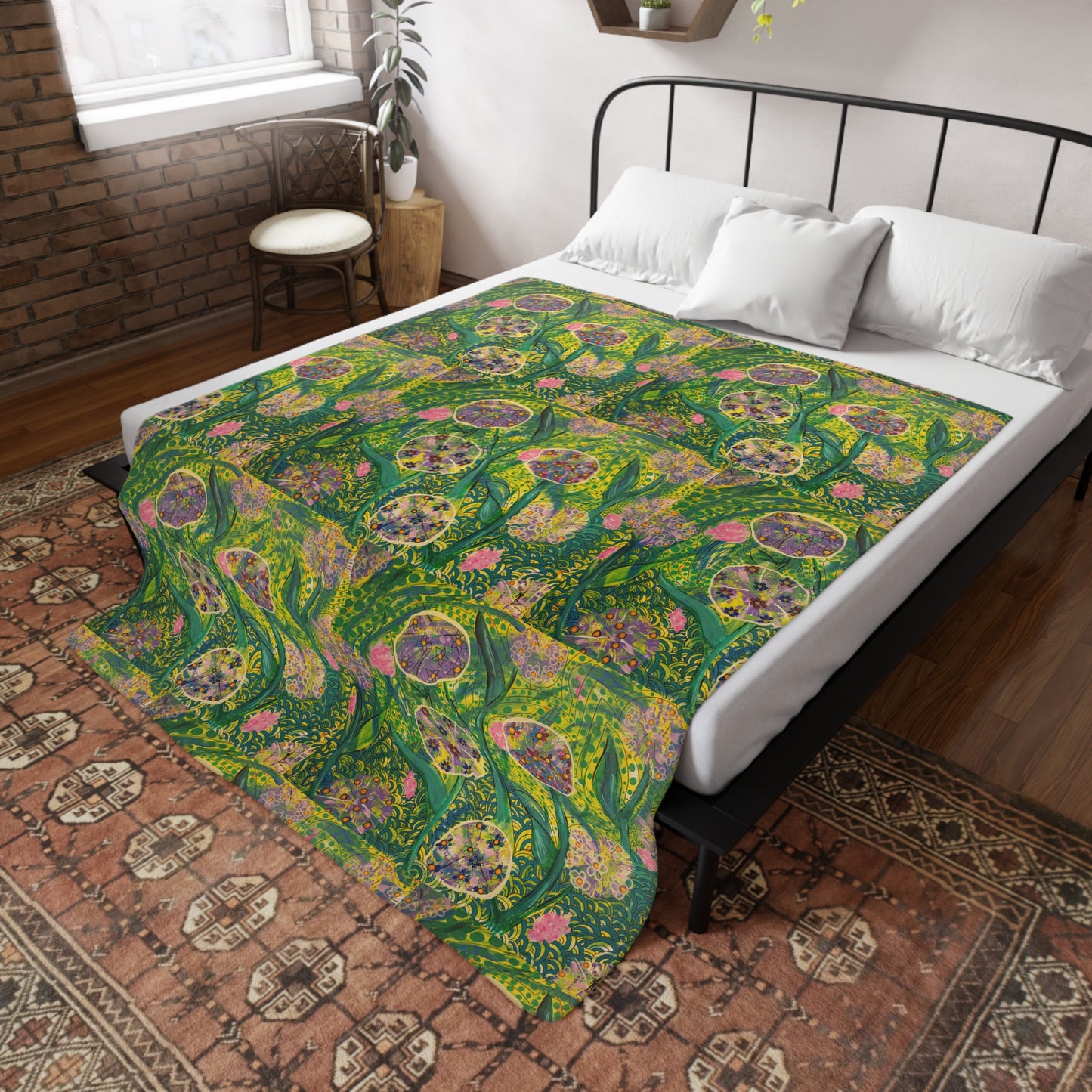 The "Energy" Fleece Blanket Larger size