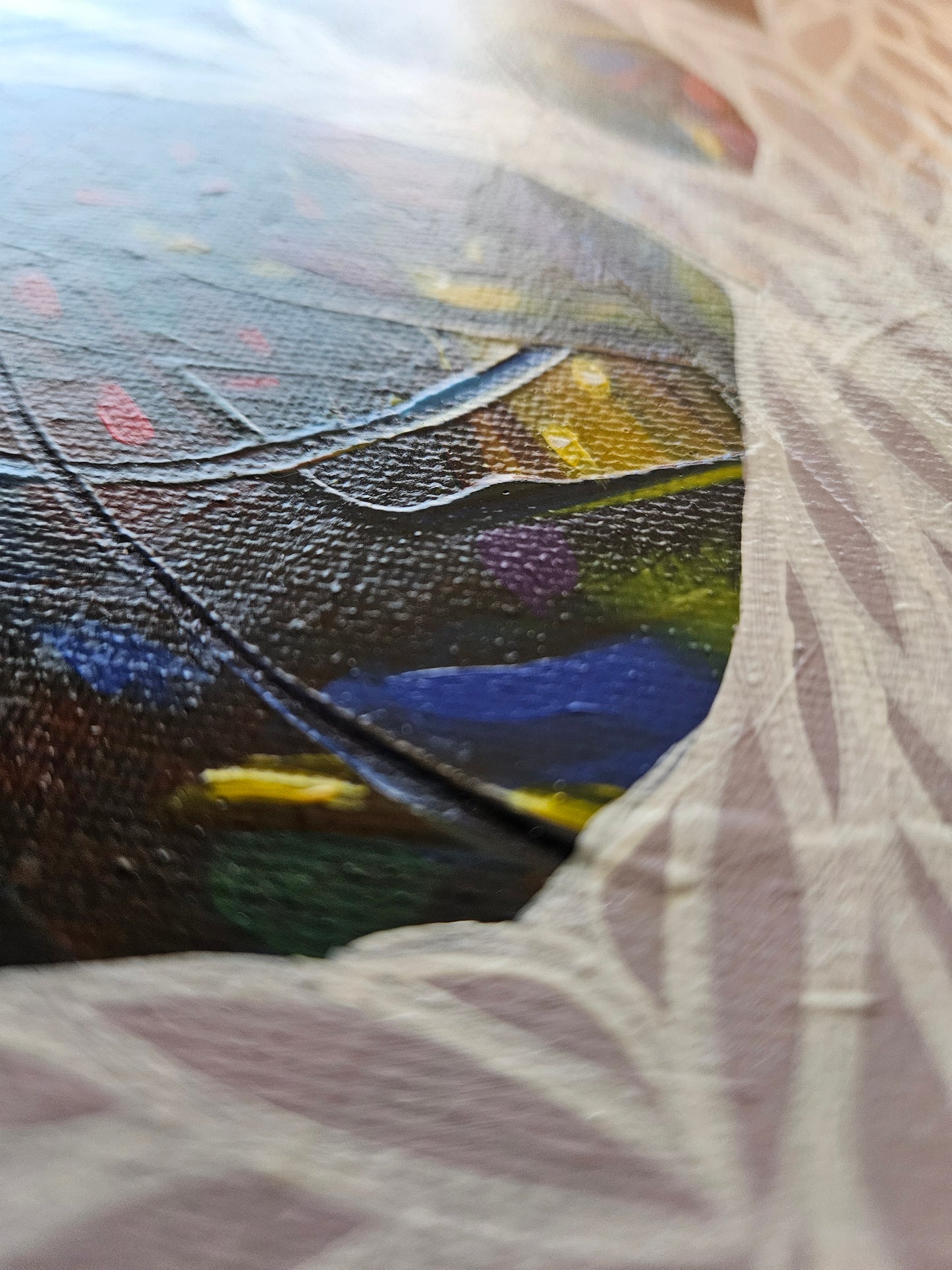 "Humilitree" Original Acrylic painting 12" x 12" canvas