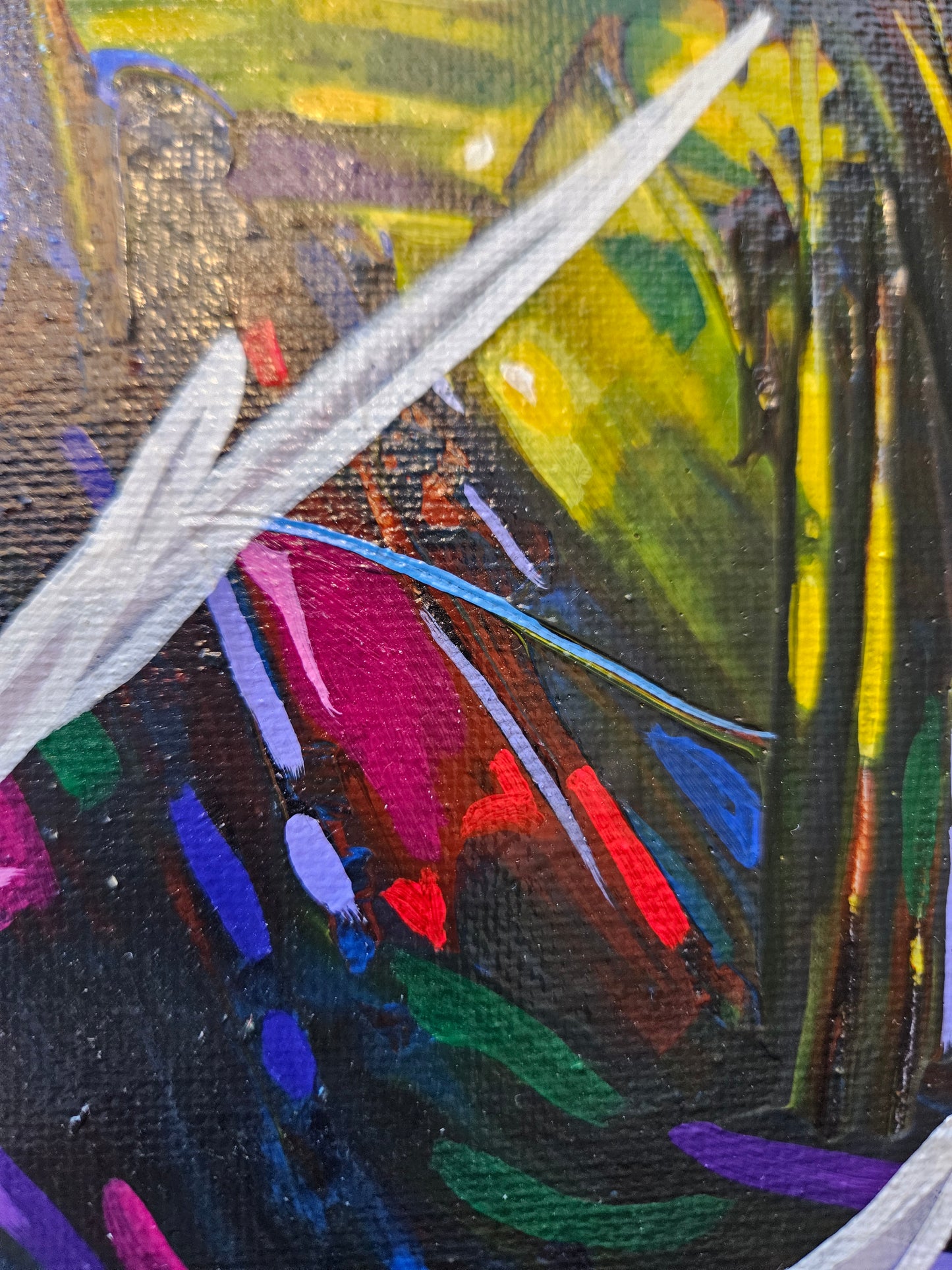 "Humilitree" Original Acrylic painting 12" x 12" canvas