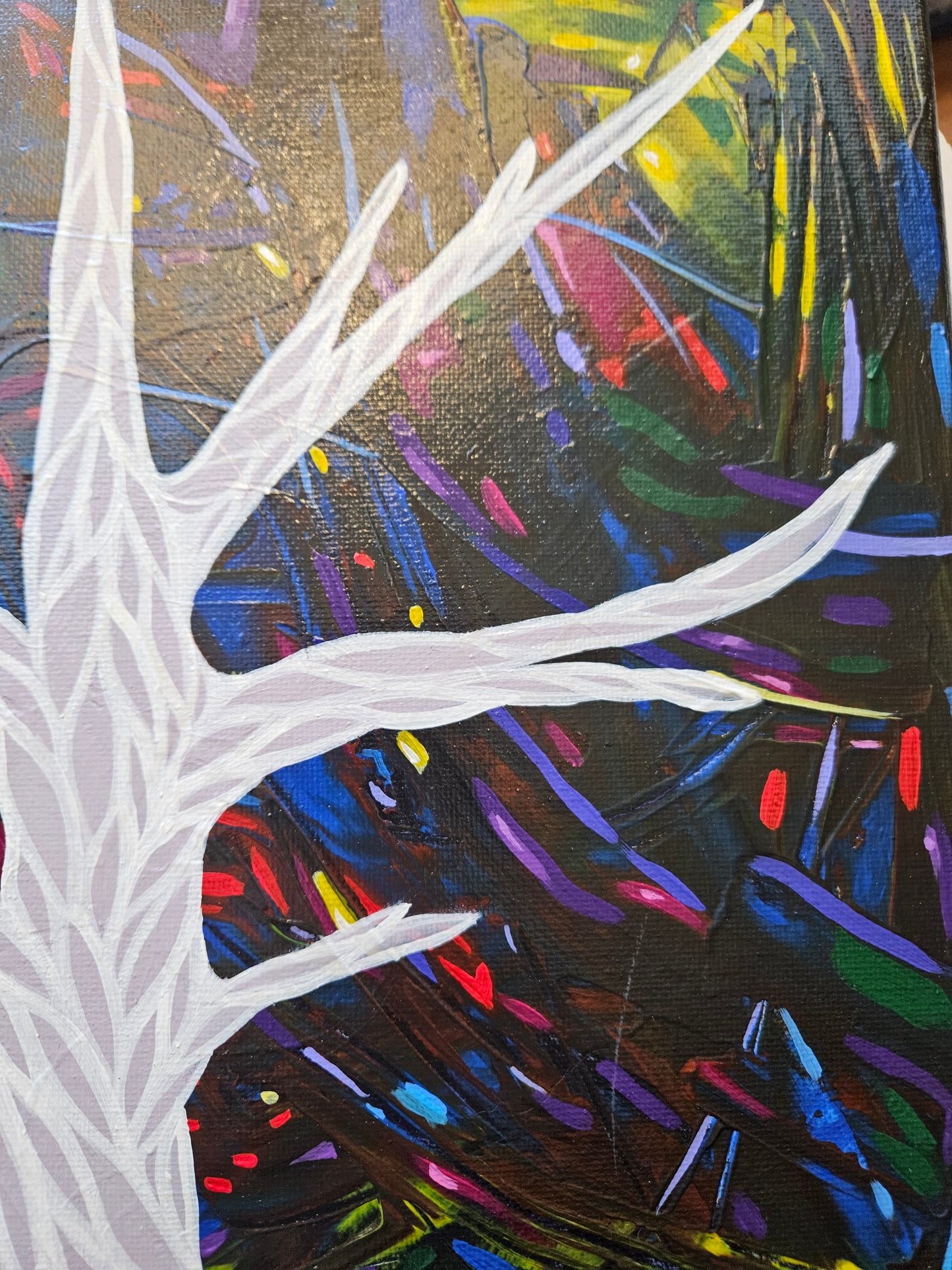 "Humilitree" Original Acrylic painting 12" x 12" canvas