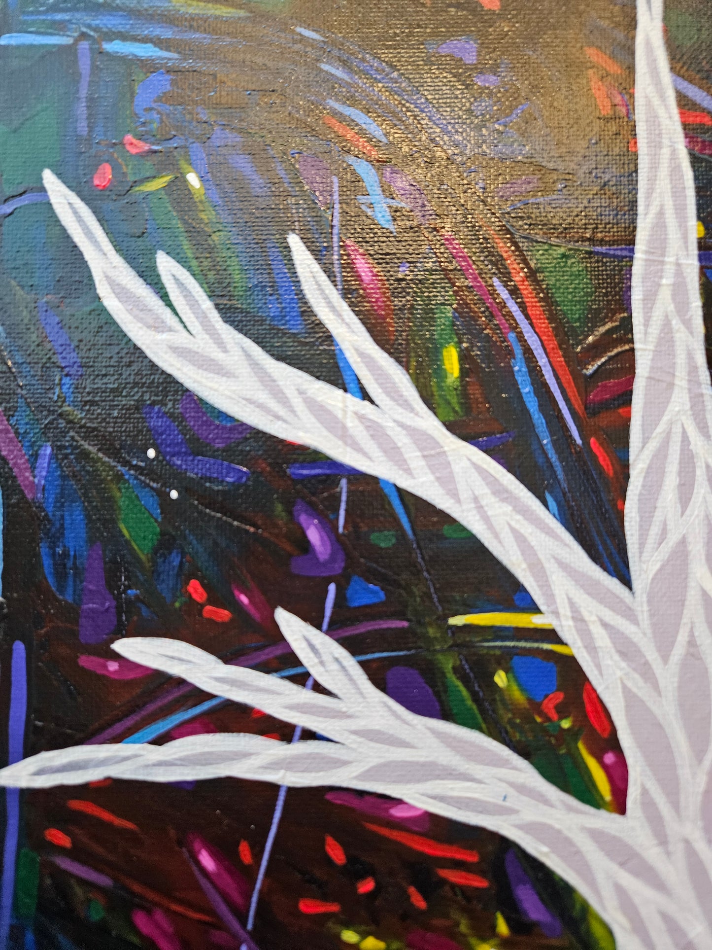 "Humilitree" Original Acrylic painting 12" x 12" canvas