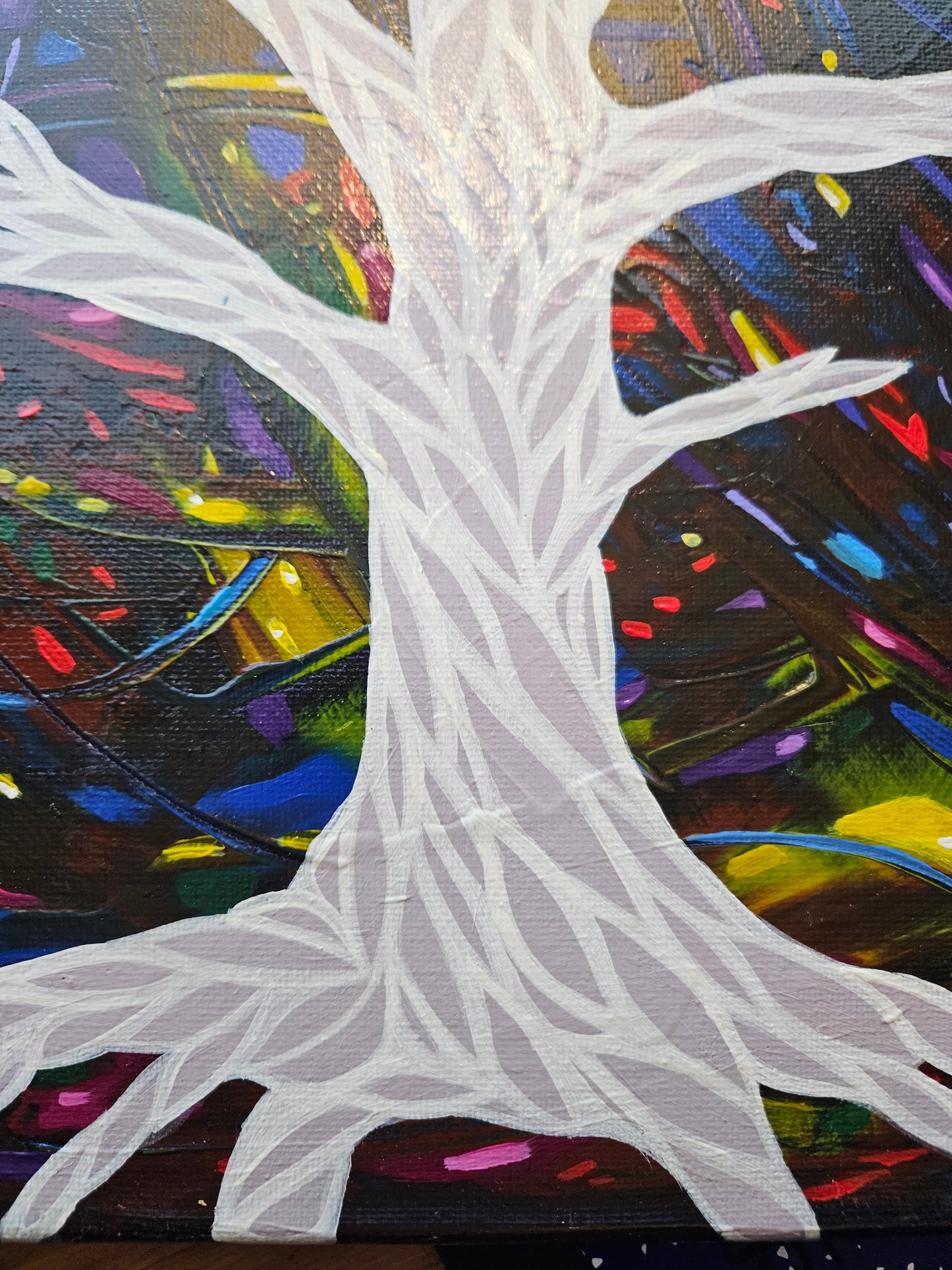 "Humilitree" Original Acrylic painting 12" x 12" canvas