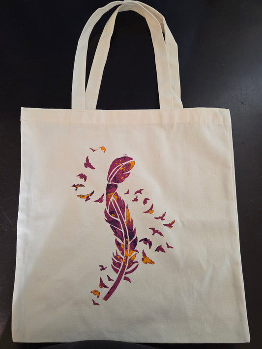 Hand-Painted Canvas Tote | Studio Select