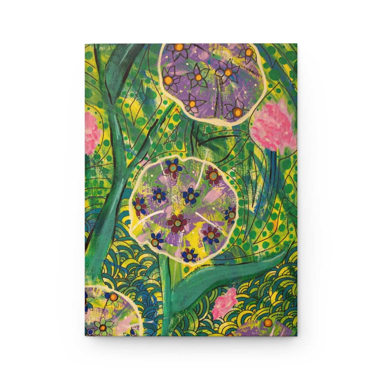 The "Bloom" Hardcover Journal — Matte Botanical Notebook for Notes & Sketches