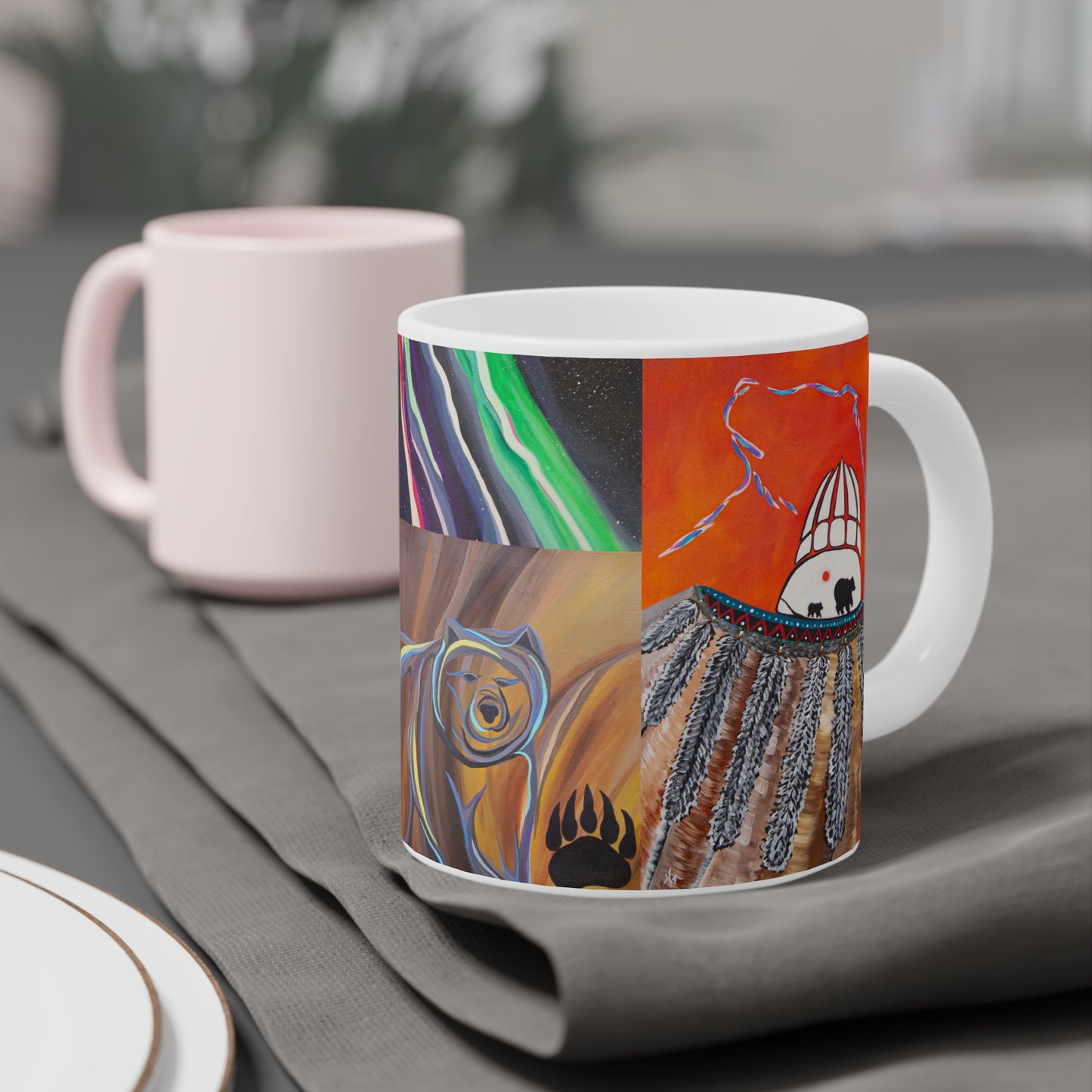 Northern Bear Spirit - 20 oz ceramic mug