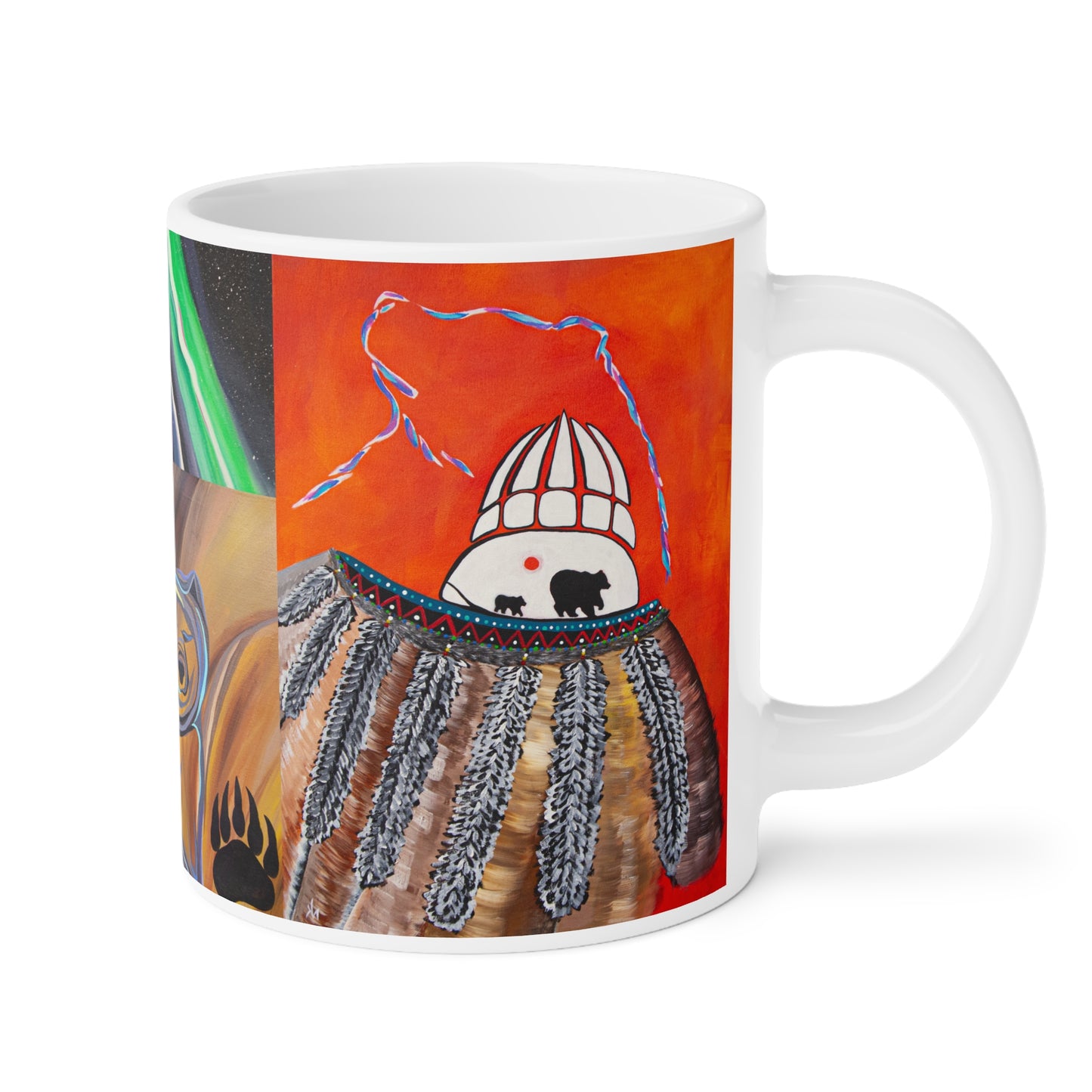 Northern Bear Spirit - 20 oz ceramic mug